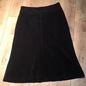 🛍 Black Corduroy Skirt